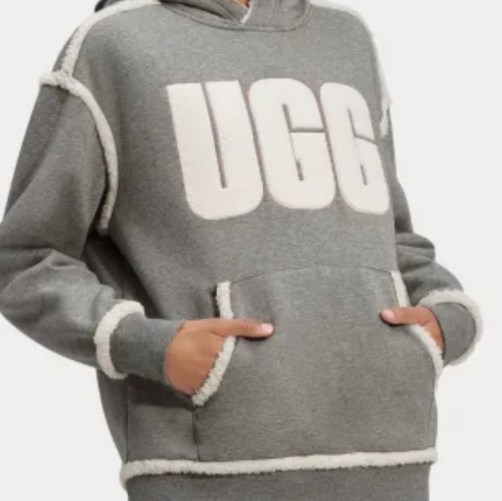 NWT! Ugg Joanne B Logo Fleece Hoodie